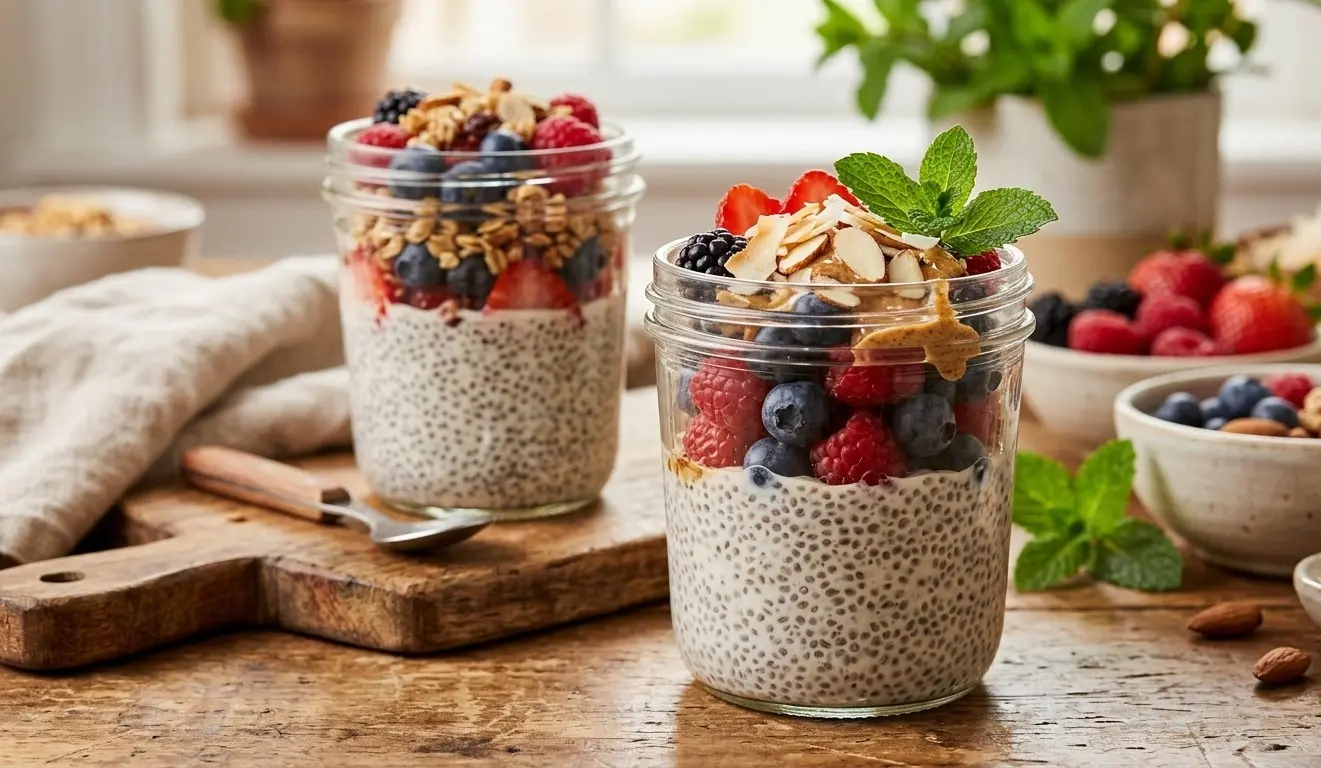 Healthy Overnight Chia Pudding