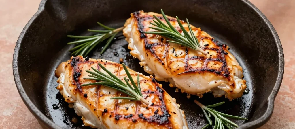 Mastering the Golden Crust on Cast Iron Pan Seared Chicken Breasts