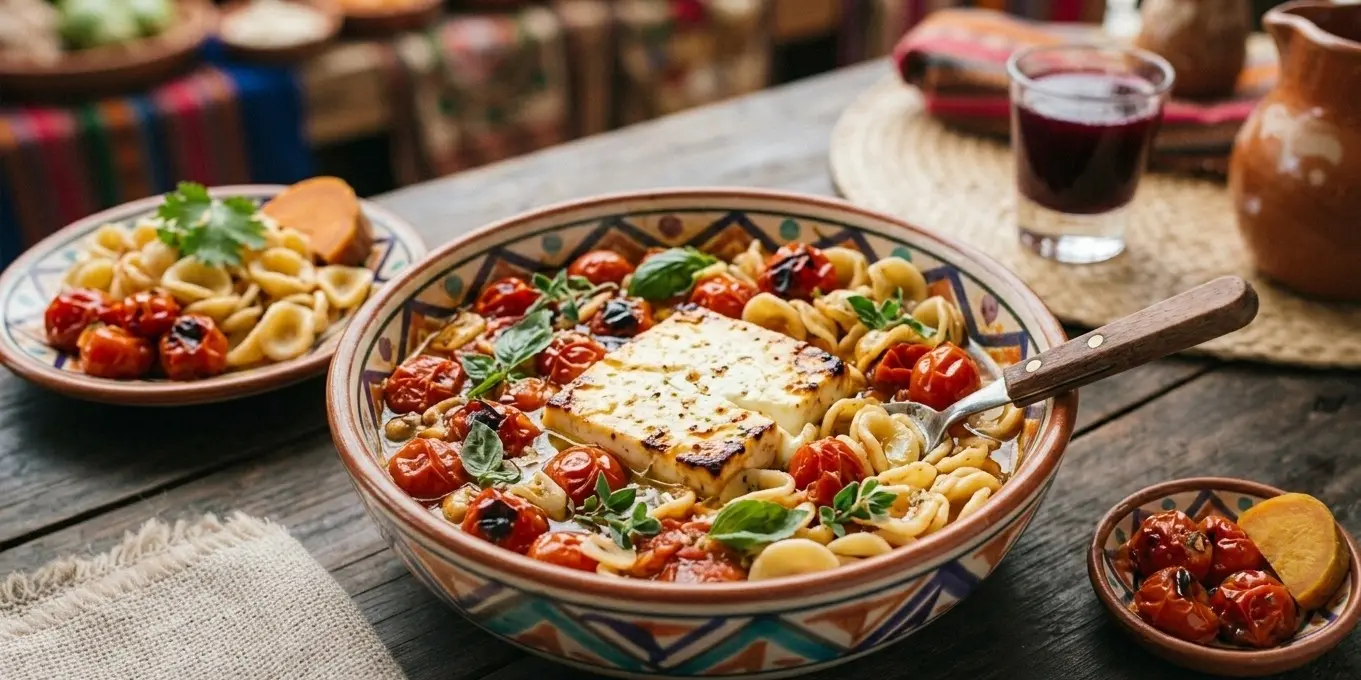 Famous Baked Feta Pasta Recipe | Easy Creamy TikTok Pasta